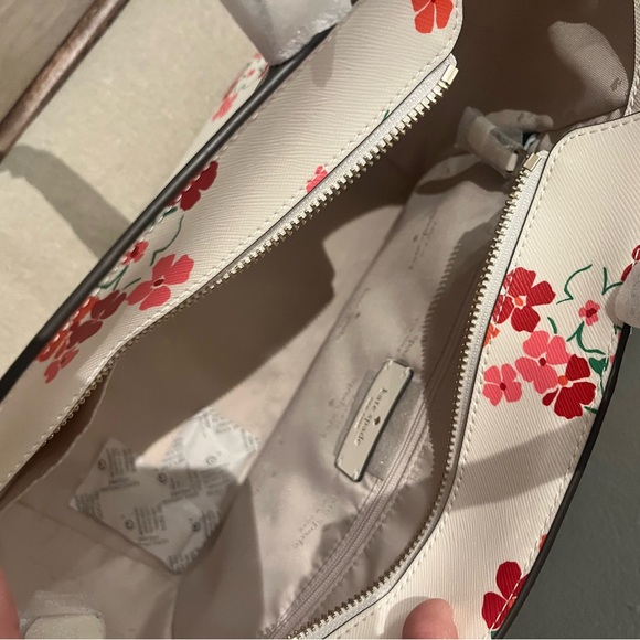 Brand New Kate Spade Staci Sunny Floral Clusters Printed Medium Tote - Picture 4 of 5